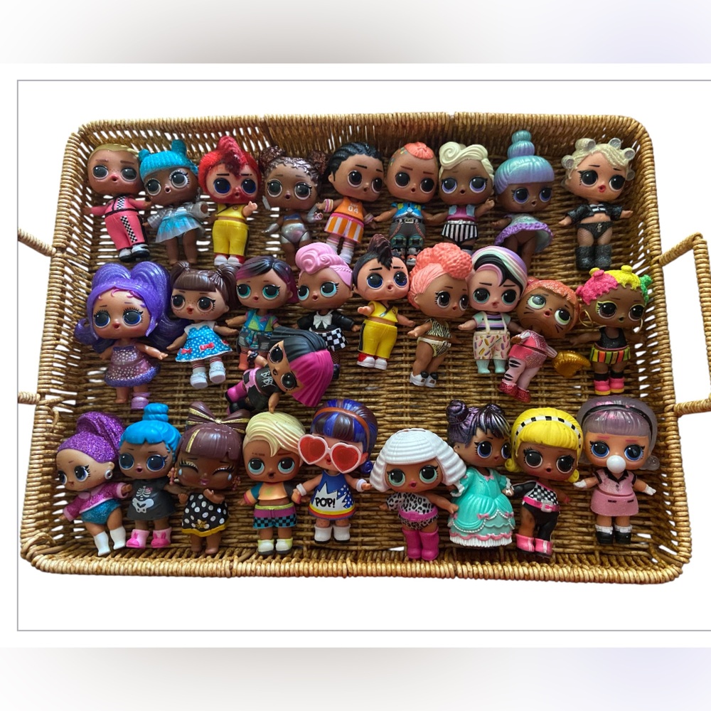 LOL Surprise Mini Dolls Over 30 Included Plus Some Pets, EUC, Girls Toys